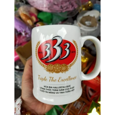 LY SỨ QUÀ TẶNG BIA 333