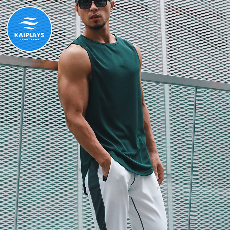 Áo thun nam ba lỗ sát nách trơn thể thao bóng rổ, chạy bộ, tập gym KAIPLAYS Áo tanktop nam cổ tròn cao cấp KP018