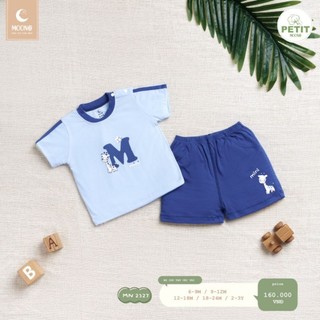 Moon_ Bộ cộc tay Petit Moon cho bé
