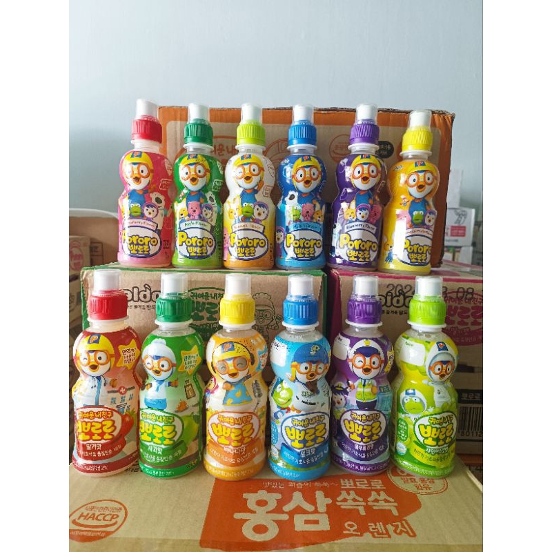 NƯỚC TRÁI CÂY PORORO HÀN QUỐC CHAI 235ML