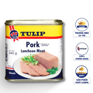Pate Thịt heo Tulip Pork Luncheon Meat Classic 340g