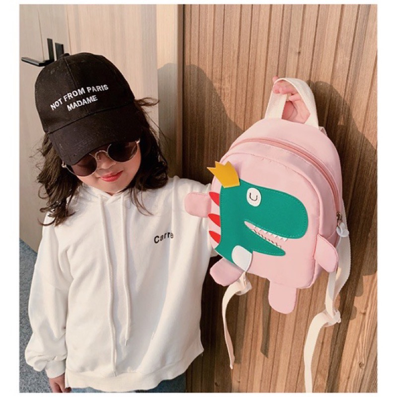Balo mini hình khủng long dễ thương cho bé