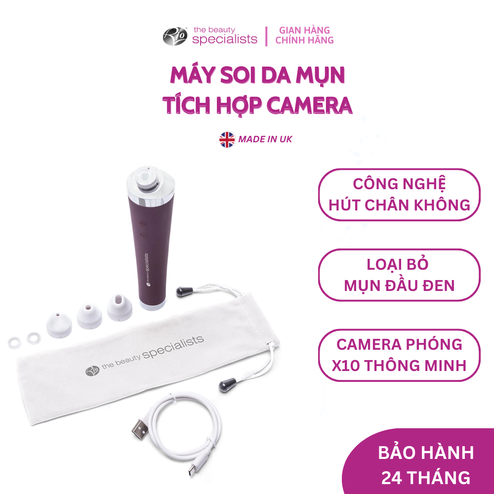 Máy soi da hút mụn tích hợp cam Rio Beauty DRMC