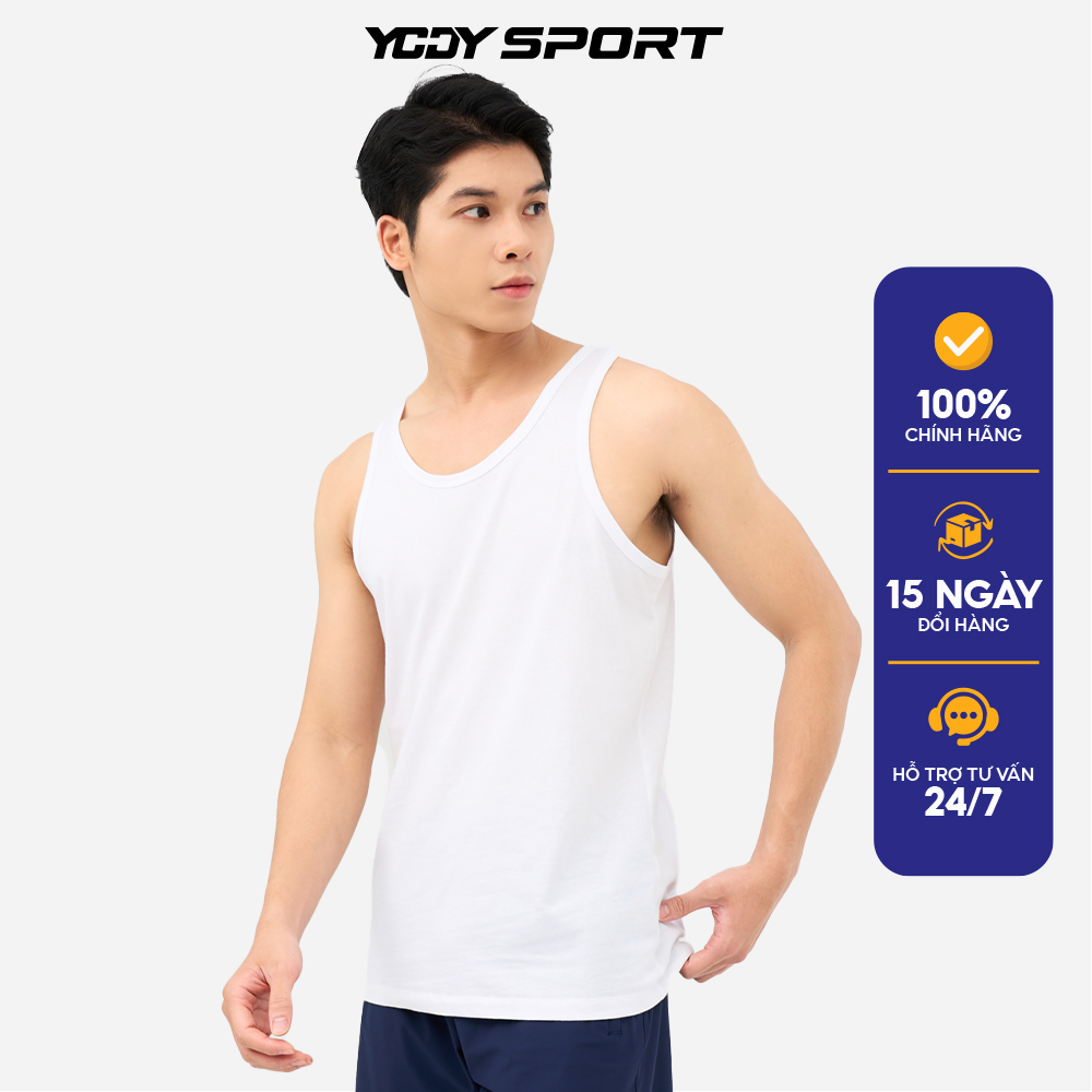 Áo Ba Lỗ Nam YODY SPORT 100% Cotton Siêu Mềm Siêu Thoáng BLM5007