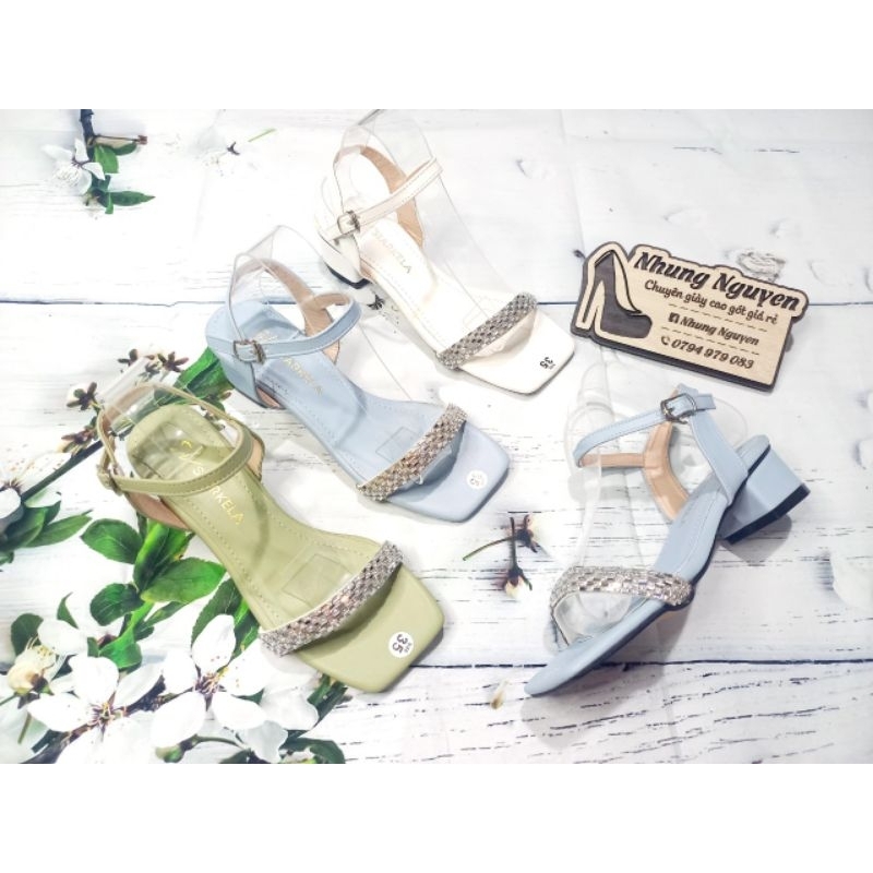 Sandals gót xoàn 3 phân