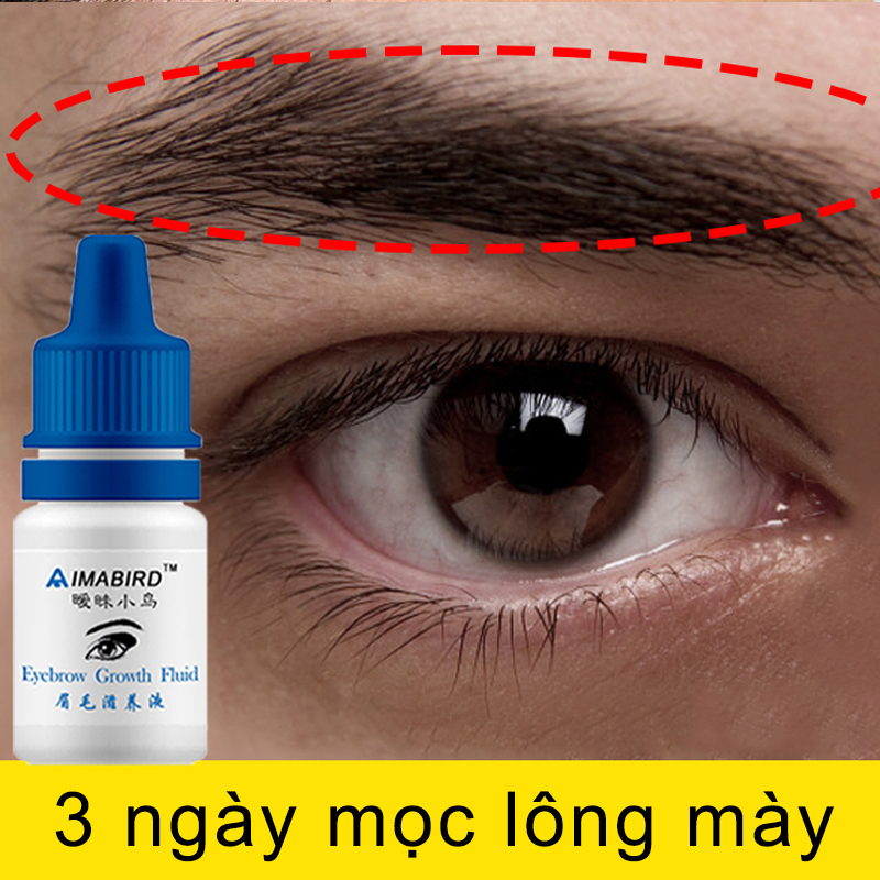 Kích Thích Mọc Râu Mọc Lông Mi  Mày giúp lông mày dày đẹp tự nhiên sau,lông mi,lông râu 3ml thúc đẩy lông mày dày và dà