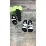 Dép Quai Ngang OFF White Nam Kẻ Chéo Siêu Đẹp - Dép Nam OFF White Cao Cấp