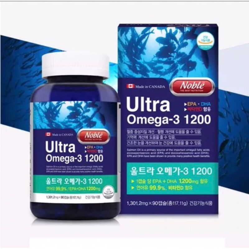 DẦU CÁ OMEGA 3 CAO CẤP - Ultra Omega-3 1200