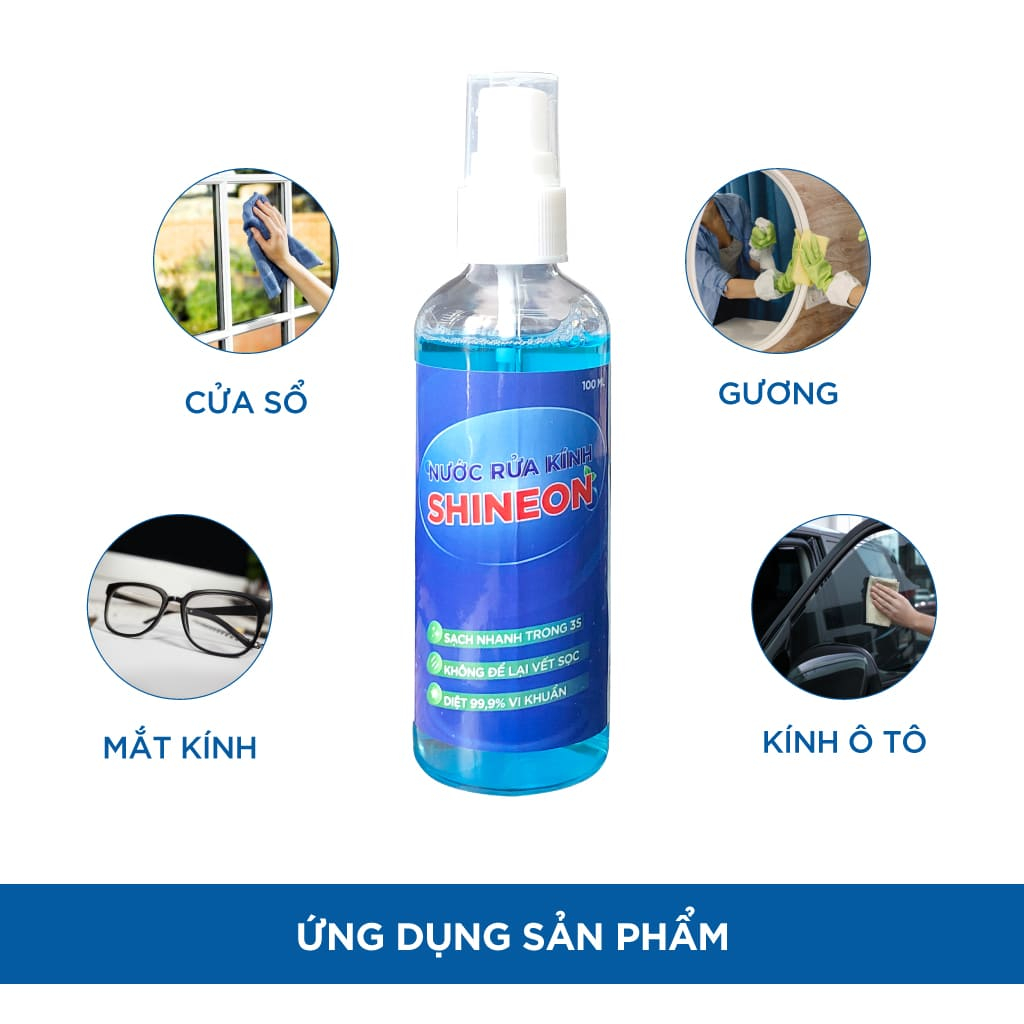 Chai nước lau kính, vệ sinh tròng kính cận, bảo hộ, mát, cận, dung dịch chăm sóc kính - Thinksafe