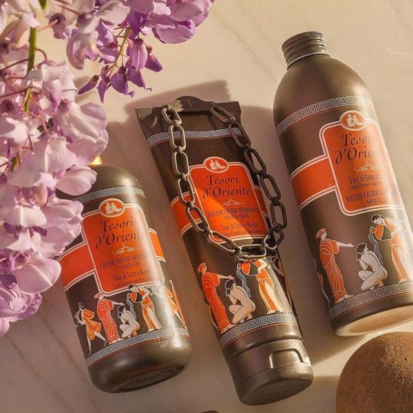 Sữa tắm nước hoa Ý Tesori d'Oriente chính hãng 500ml hương thơm lưu trữ cả ngày kèm vòi