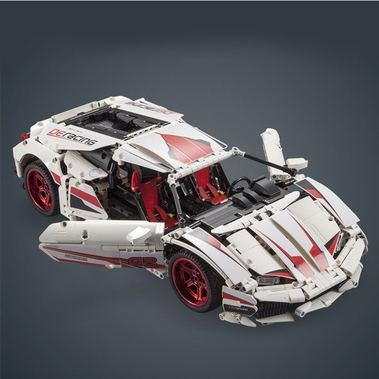 Mô Hình Lắp Ráp LEGO Nathashop Siêu Xe Lamborghini Huracan tỉ lệ 1:10