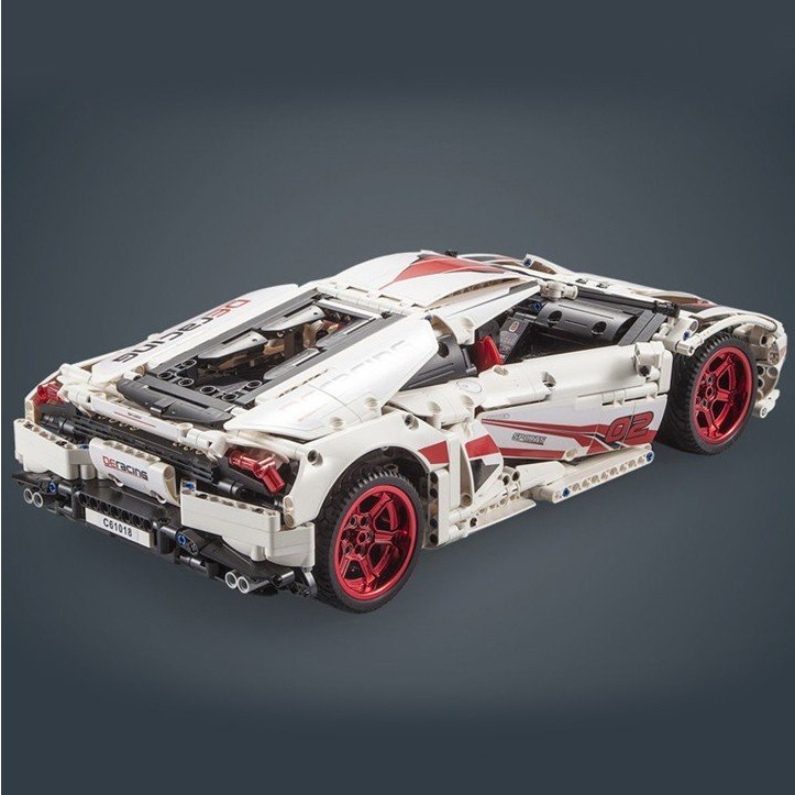 Mô Hình Lắp Ráp LEGO Nathashop Siêu Xe Lamborghini Huracan tỉ lệ 1:10