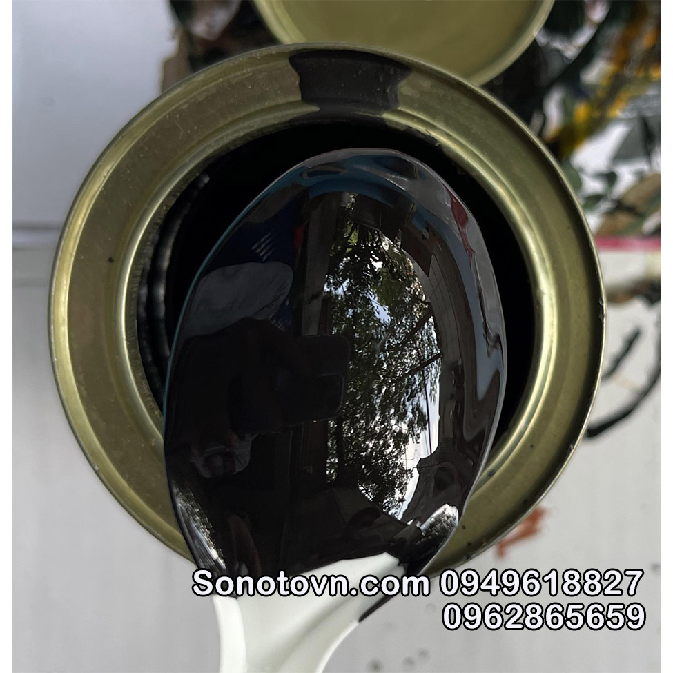 Sơn chống cháy, sơn bô  chịu nhiệt độ cao màu đen nhám