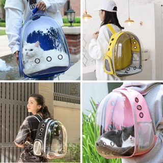 Balo nhựa trong balo phi hành gia nhựa cao cấp nhiều màu cho mèo và chó