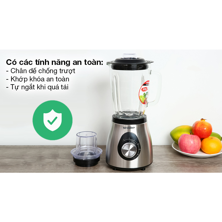Máy xay sinh tố đa năng Sharp EM-S155PV-WH // EM-S155GV-ST