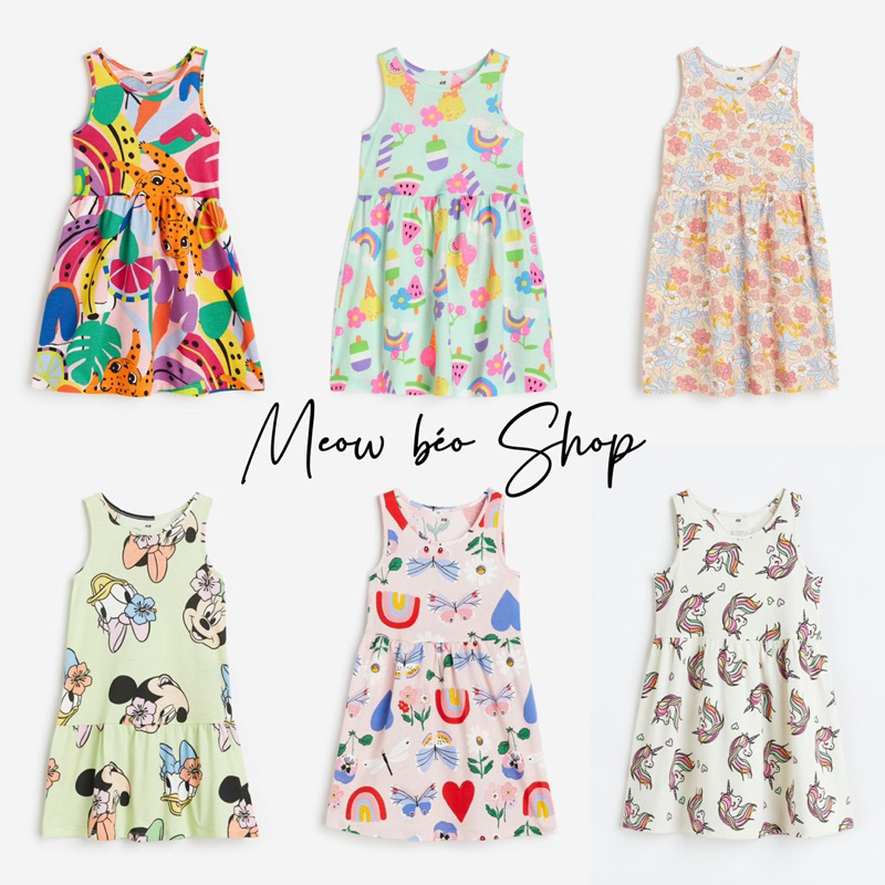 Váy cotton HM săn sale US/UK/JP-100% chính hãng