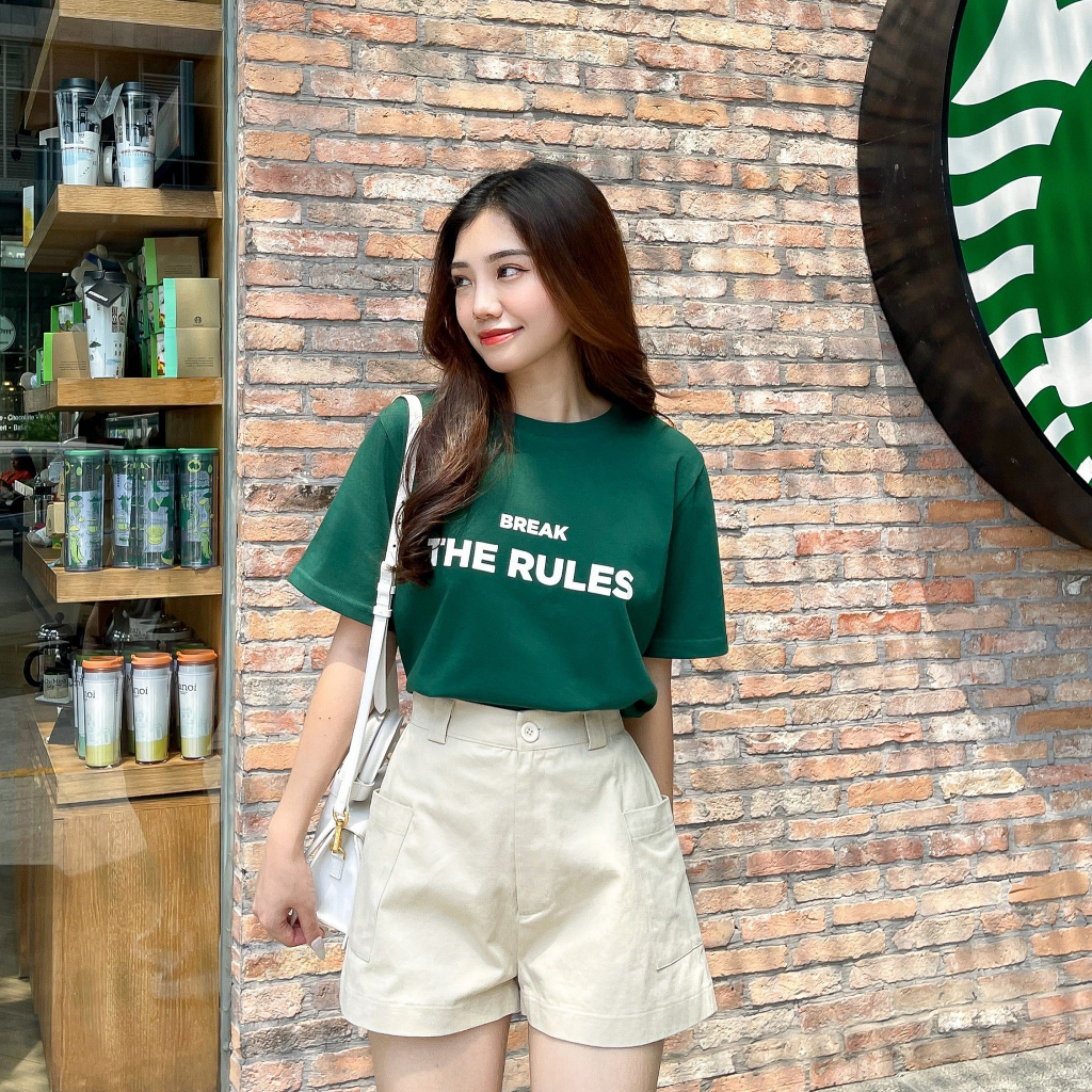 ZAREEN | QUẦN SHORT 2 TÚI HÔNG ZAREEN SHO45 KEM