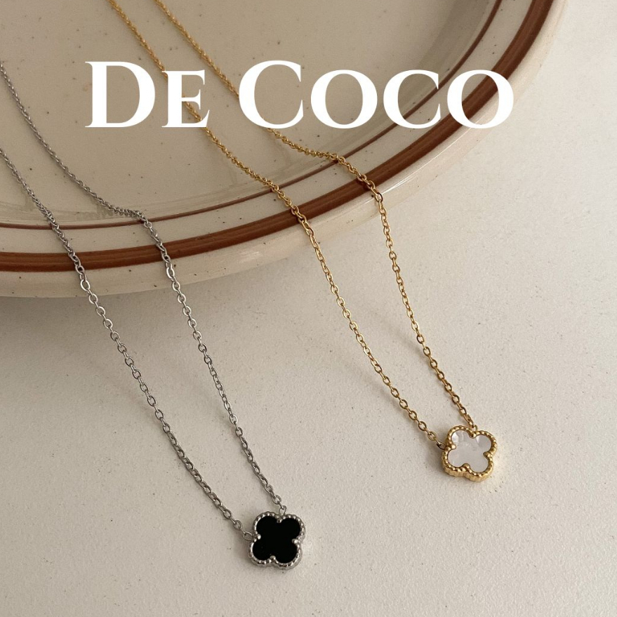 Dây chuyền nữ De Coco Lucky Clover cỏ 4 lá