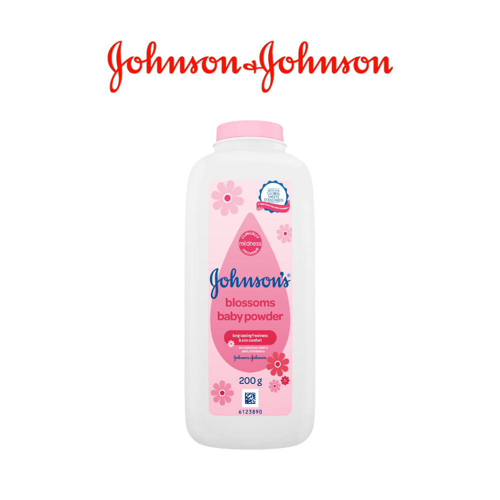 GIFT_Phấn Thơm Cho Bé Hương Hoa Johnson's Baby Powder 200g + Sữa tắm gội toàn thân Johnson's top to toe 100ml + Khăn ướt