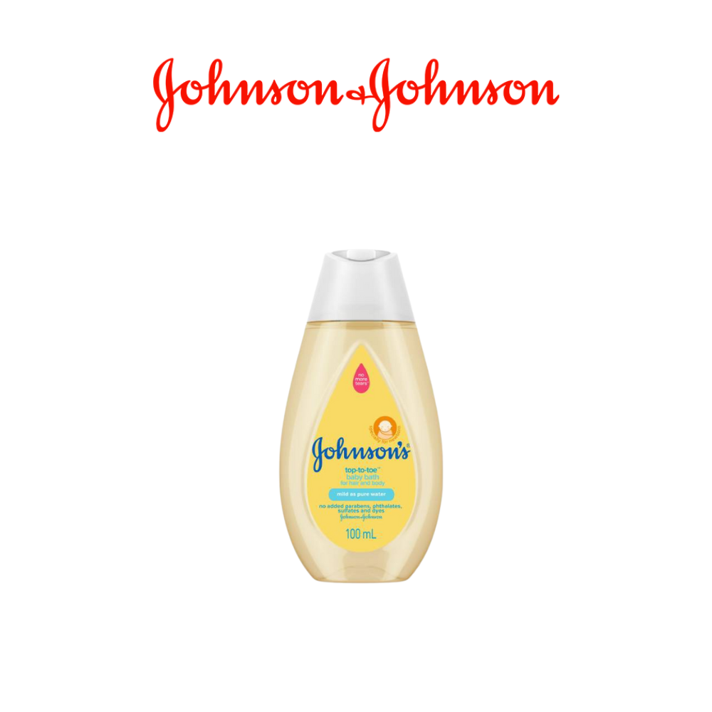 GIFT_Phấn Thơm Cho Bé Hương Hoa Johnson's Baby Powder 200g + Sữa tắm gội toàn thân Johnson's top to toe 100ml + Khăn ướt