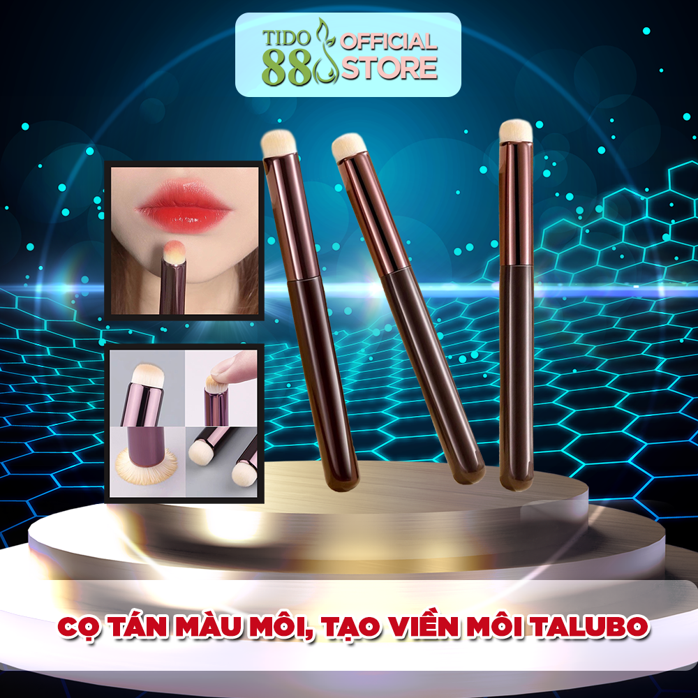 Cọ môi nhỏ gọn, có nilong bảo vệ, dễ dàng tạo hiệu ứng ombre trên môi NPP Tido88