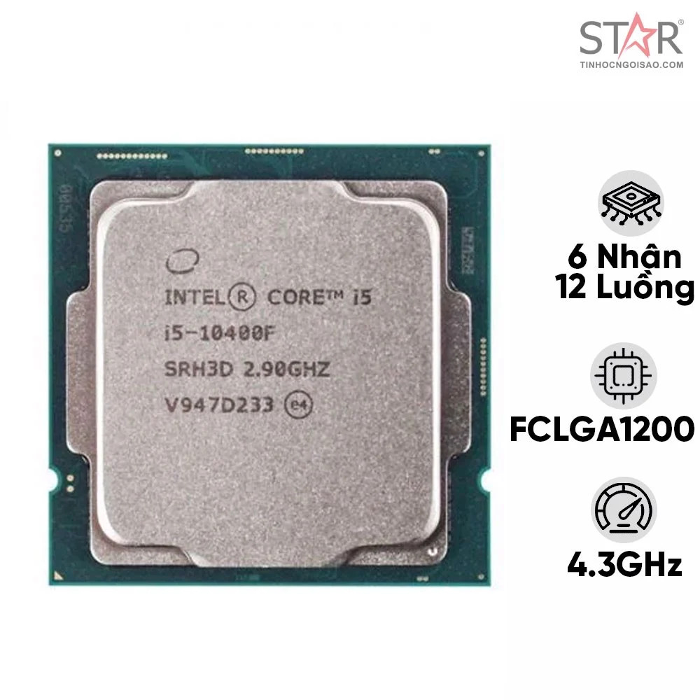 CPU Intel Core I5 Tray Không Fan