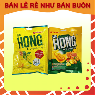 Kẹo họng orion vị quất mật ong, gừng mật ong 87.5g