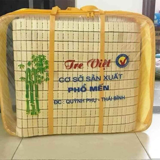Chiếu Tre Việt Phổ Mến Thái Bình 100% made in Việt Nam đan thủ công chắc chắn