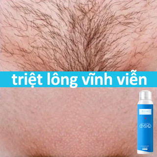 Xịt tẩy lông Tận Gốc Dưỡng Da Từ Thiên Nhiên Xịt wax lông Cực Nhanh 120ml tẩy lông nách Triệt lông không đau tẩy