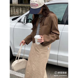Áo blazer hàn dáng lửng
