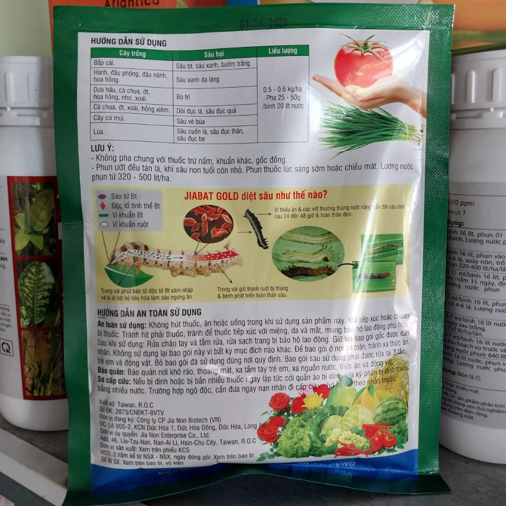 JIABAT Thuốc Trừ Sâu Sinh Học 100Gram