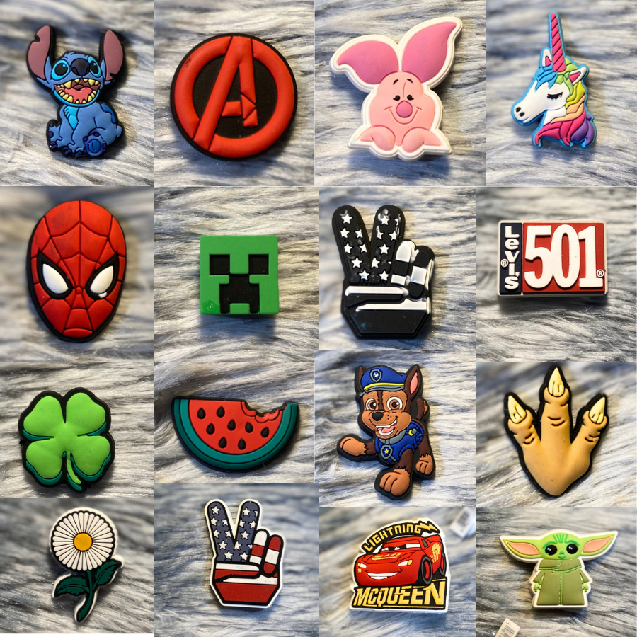 Nút Sticker , Jibbitz Gắn Dép Crocs Ngẫu Nhiên