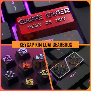 Keycap lẻ cho bàn phím cơ chất liệu kim loại | gearbros