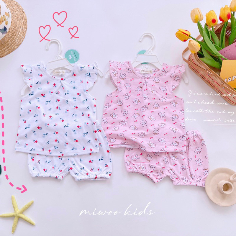 Bộ cánh tiên quần bí bé gái Miwoo xuất Nhật