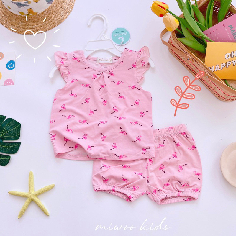 Bộ cánh tiên quần bí bé gái Miwoo xuất Nhật