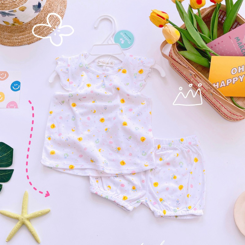 Bộ cánh tiên quần bí bé gái Miwoo xuất Nhật