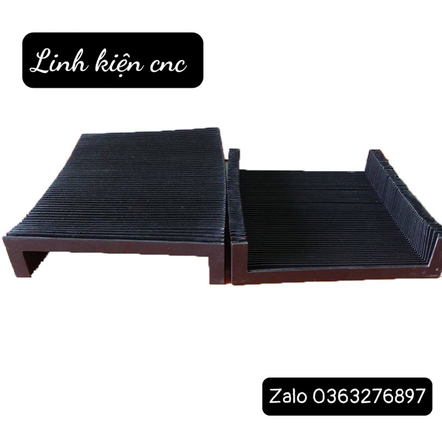 Chắn bụi chữ U cho ray  lòng trong 200