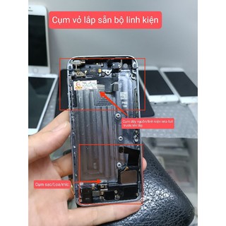 Vỏ 5S Đen Xám Zin New