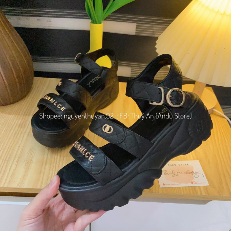 Sandal nữ đế xuồng 7cm⚡️Andu Store⚡️