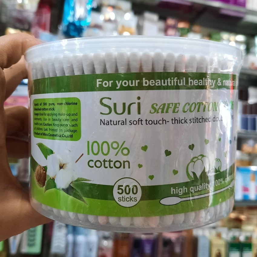 Bông tăm SURI 500 que/hộp