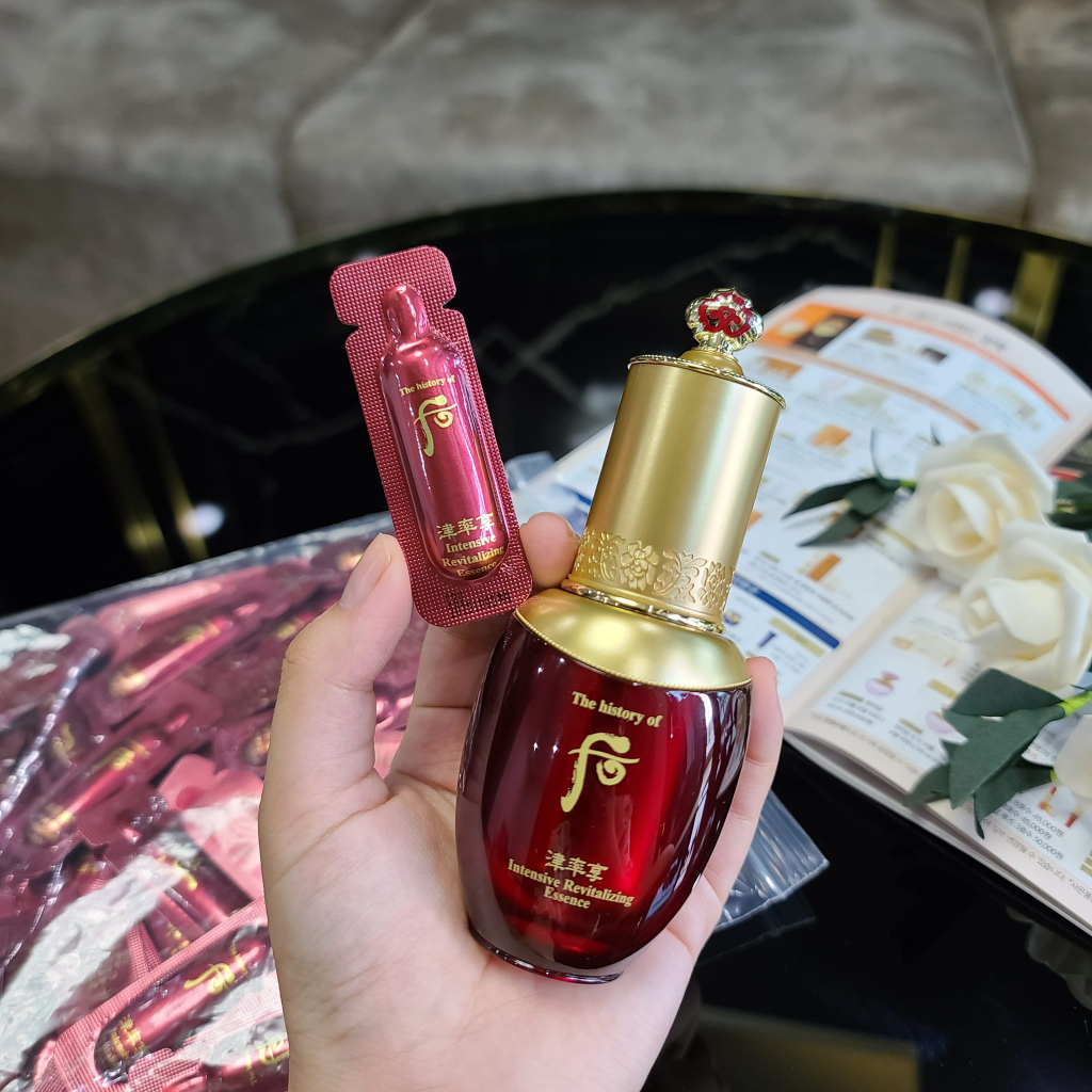 Combo 10 Gói Sample Tinh Chất Whoo Intensive Revitalizing Essence 1ml x10