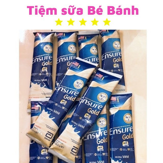 Combo 10 sữa gói ensure gold 60,6g hương vani, hạnh nhân