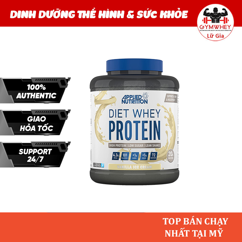 Diet Whey Protein Giảm Cân Mà Còn Tăng Cơ Applied Nutrition Diet Whey 1.8kg