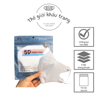 Khẩu Trang Y Tế 5D người lớn Thịnh Phát