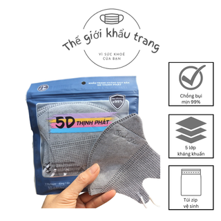 Khẩu Trang Y Tế 5D người lớn Thịnh Phát