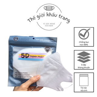 Khẩu Trang Y Tế 5D người lớn Thịnh Phát