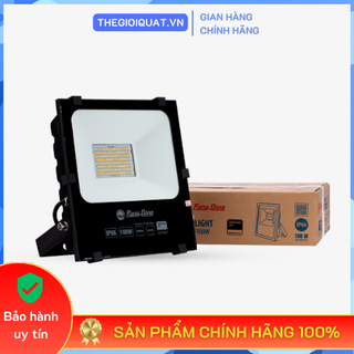 Đèn pha led rạng đông cp06/100w công suất 100w, chống nước ip66 - ánh sáng trắng 6500k - hàng chính hãng
