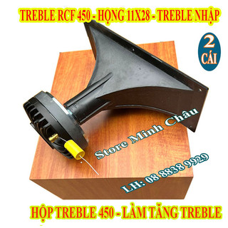 Cặp loa treble kèn 450 rcf nắp nhôm nhập khẩu + họng 11x28 + tụ sịn + vỏ thùng - giá 2 cái