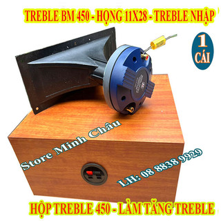 Loa treble kèn 450 bm chính hãng nhập khẩu + họng 11x28 + tụ sịn + vỏ thùng - giá 1 cái