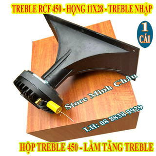 Loa treble kèn 450 rcf nắp nhôm nhập khẩu + họng 11x28 + tụ sịn + vỏ thùng - giá 1 cái